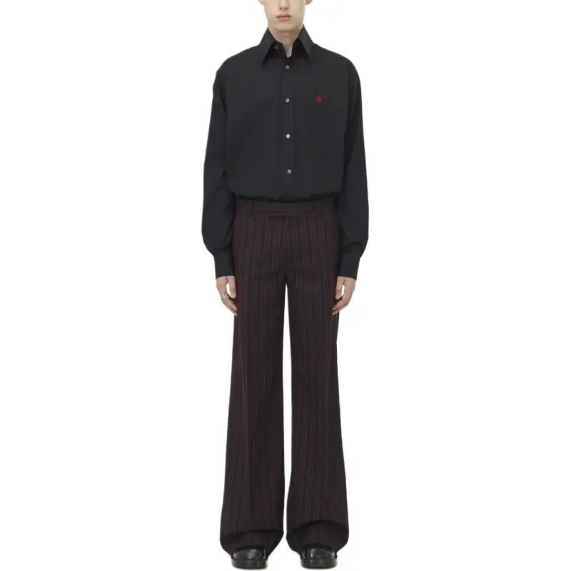 Alexander McQueen Pinstripe Tailored Trousers-1