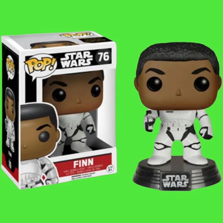 Funko POP Film & TV Star Wars Leading Warrior Finn Chibi Figures-3