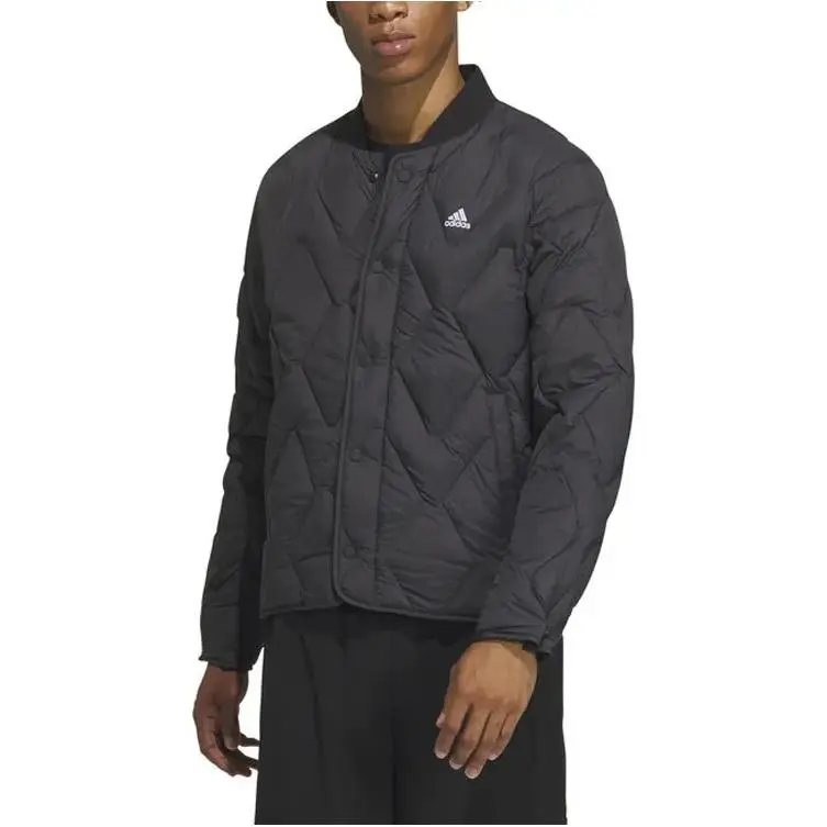 Adidas Down Jacket Men's Black Shopping Bag Included-4