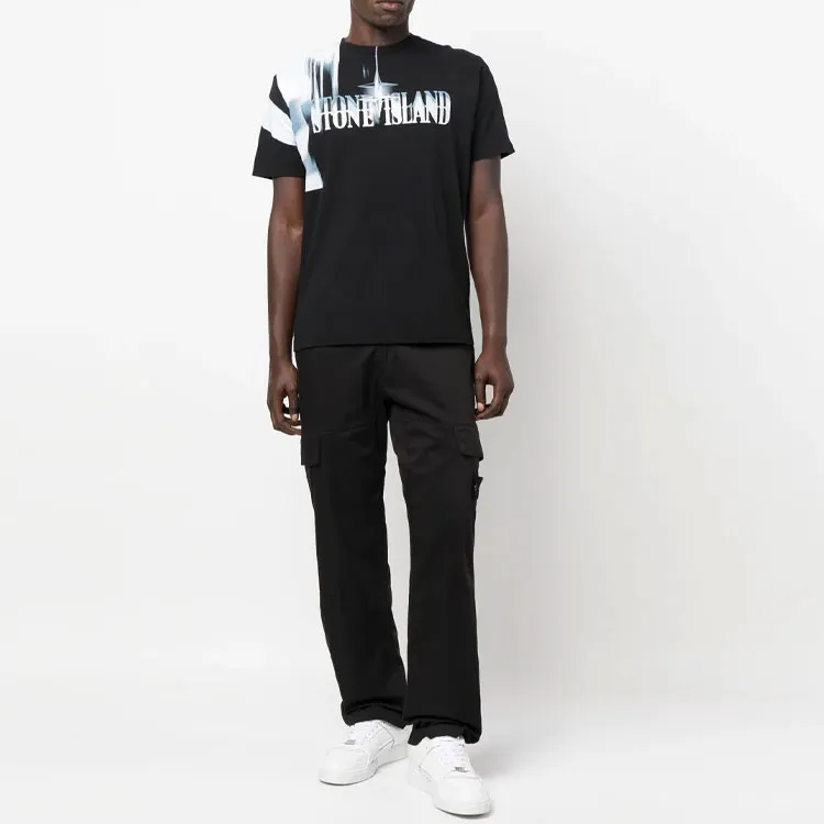 STONE ISLAND T Shirts Men Black-1
