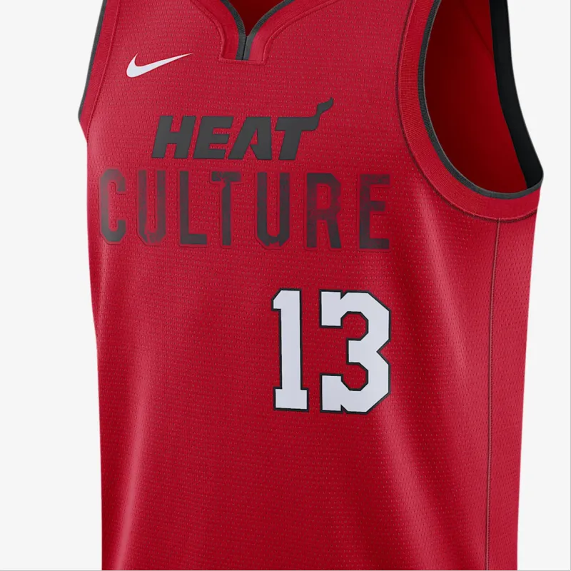 Nike Bam Adebayo Miami Heat 2024/25 City Edition Men's Nike Dri FIT Nba Swingman Jersey-2