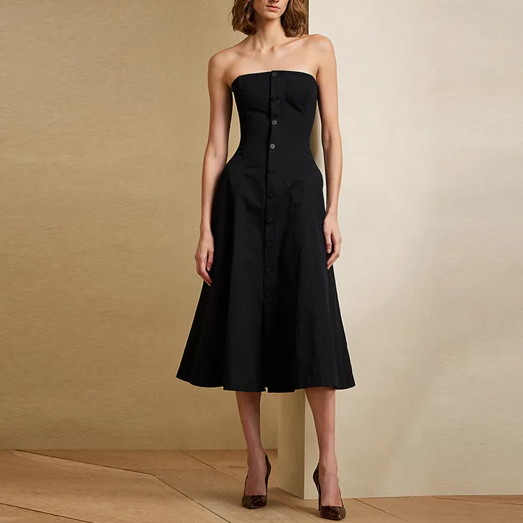 Polo Ralph Lauren Sleeveless Dress Women's Black-1
