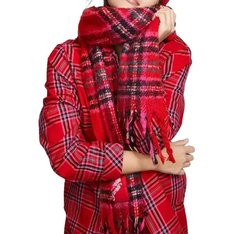 Victoria's Secret Pajama Set Women's Red Stripes-3