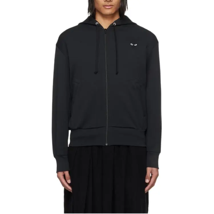 Comme Des Garcons Play Women's Big Heart Zip Up Hoodie-2
