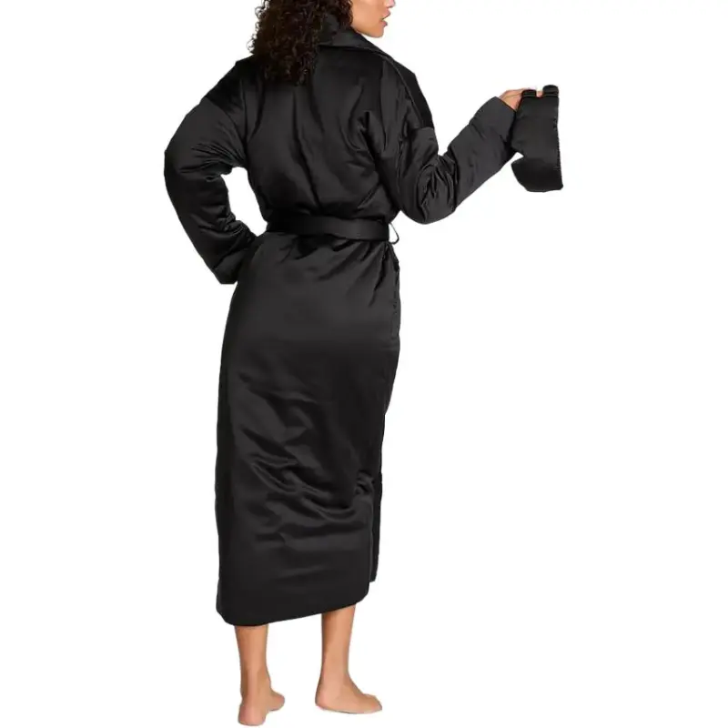 Victoria's Secret 24 Big Show Collection SEXY KI Pajama Robe Women's Black-2