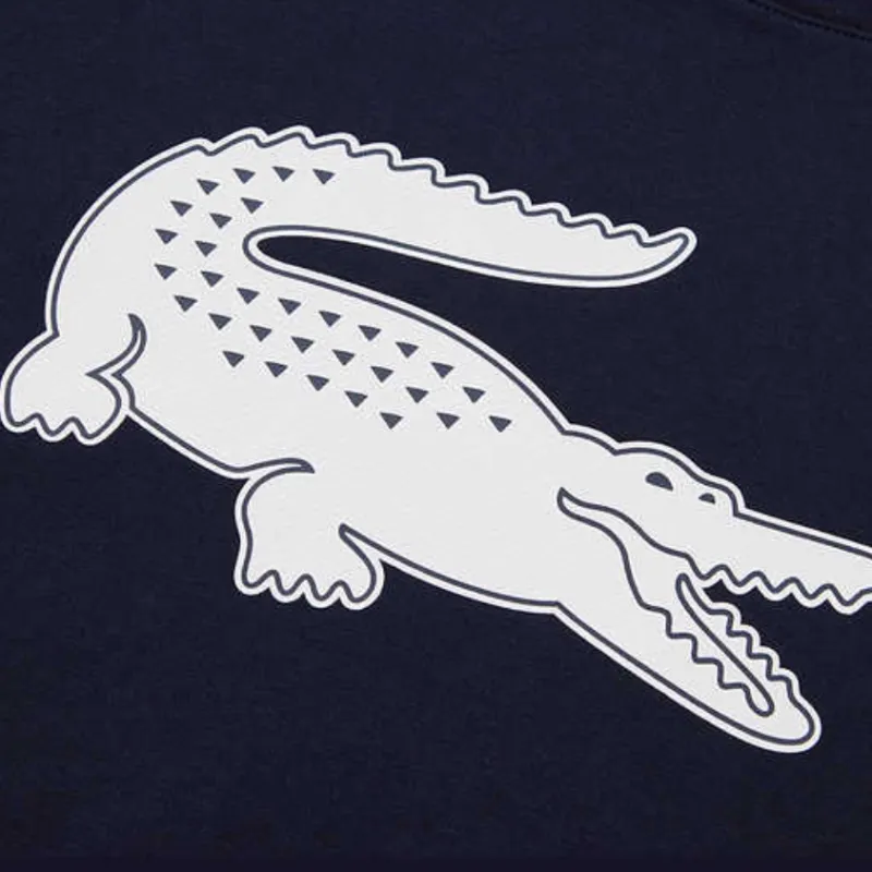 LACOSTE Logo print T shirt-3