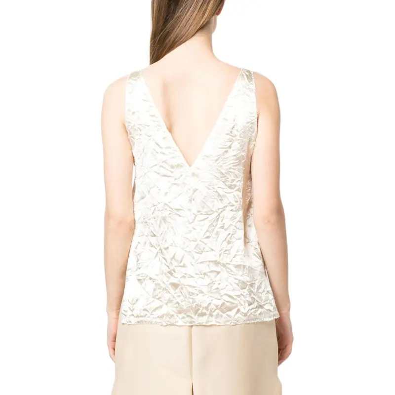 Lanvin Splitted Sleeveless Tank Top-3