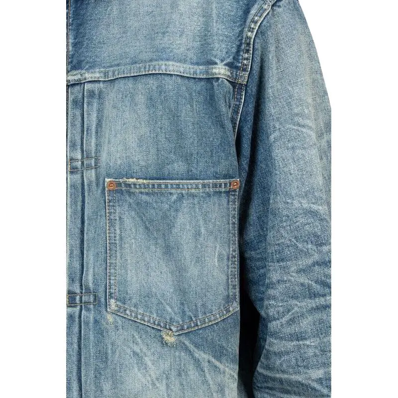 Sacai Denim Jacket Men's Light Blue-3