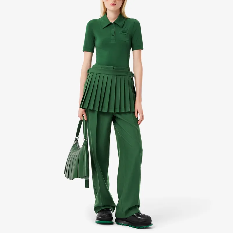 LACOSTE Crocodile-patch Polo Top-2