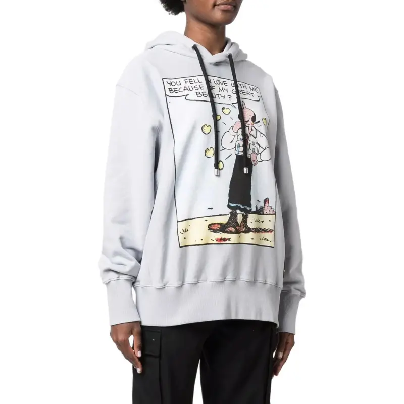 MONCLER GENIUS Olive Oyl Cotton Hoodie-3