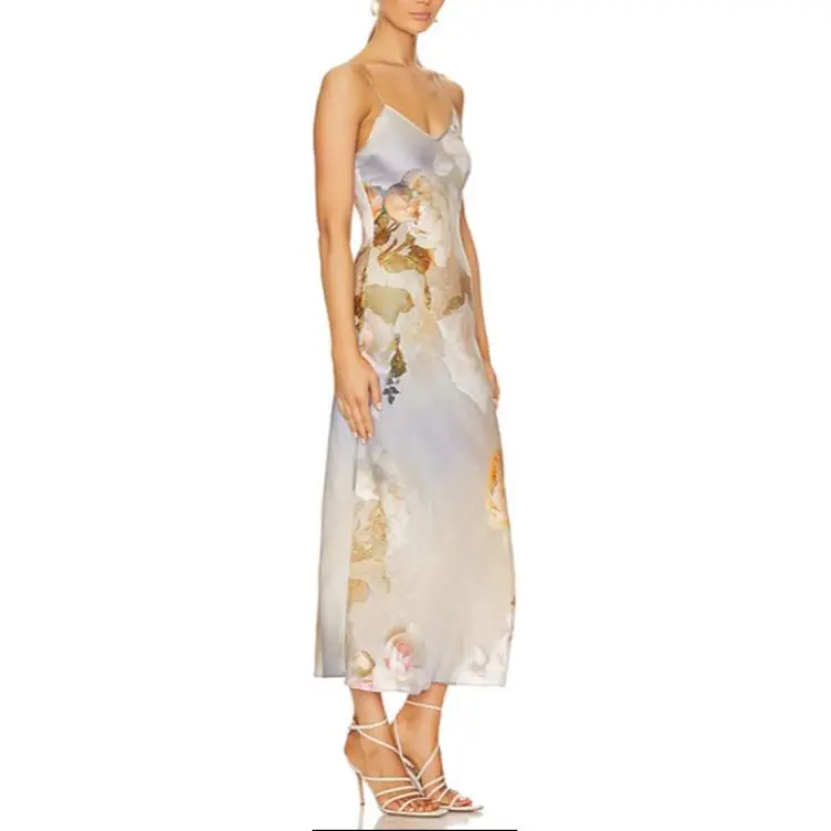 ALLSAINTS Slip Dresses Women's Beige-2