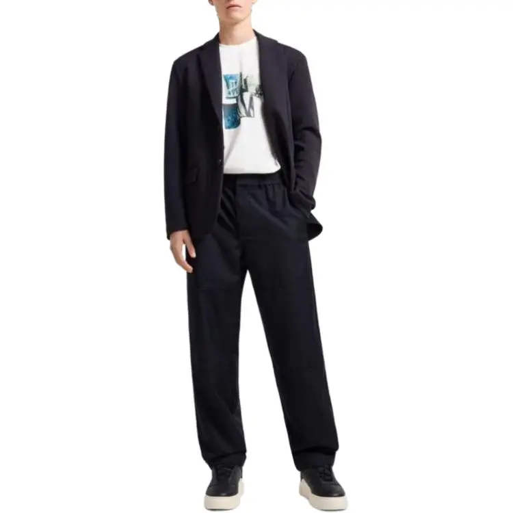 ARMANI EXCHANGEAE Casual Pants Men's Dark Marine Blue-1