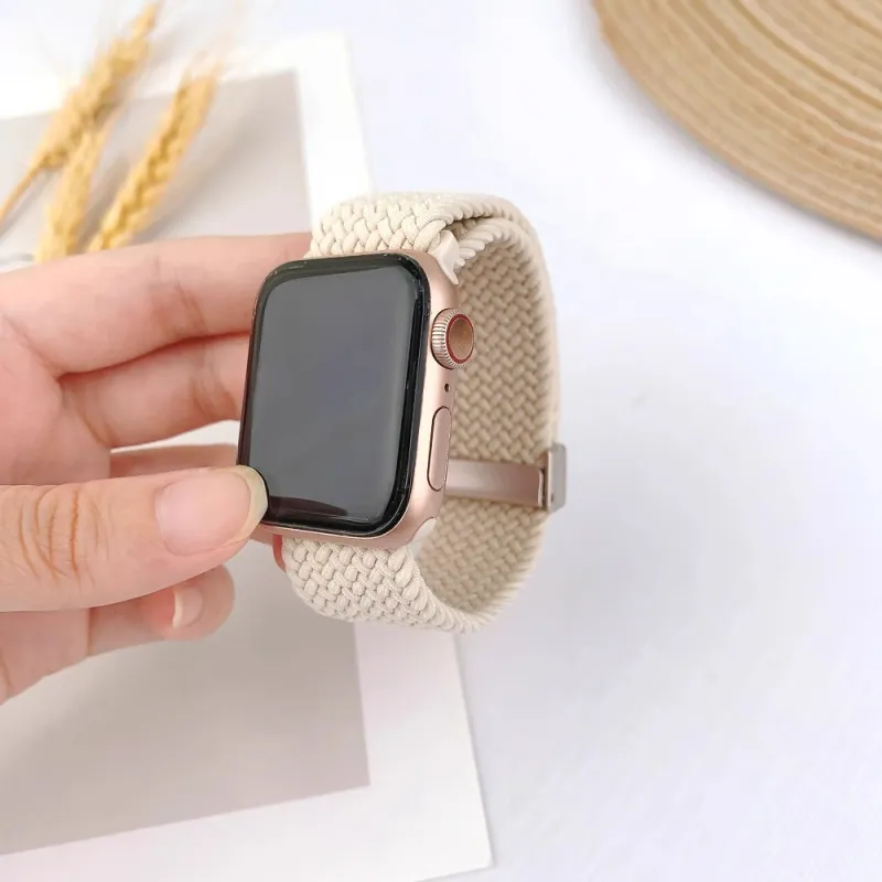 KVZUVUU Watch Band Apple Compatibility Nylon Material-4