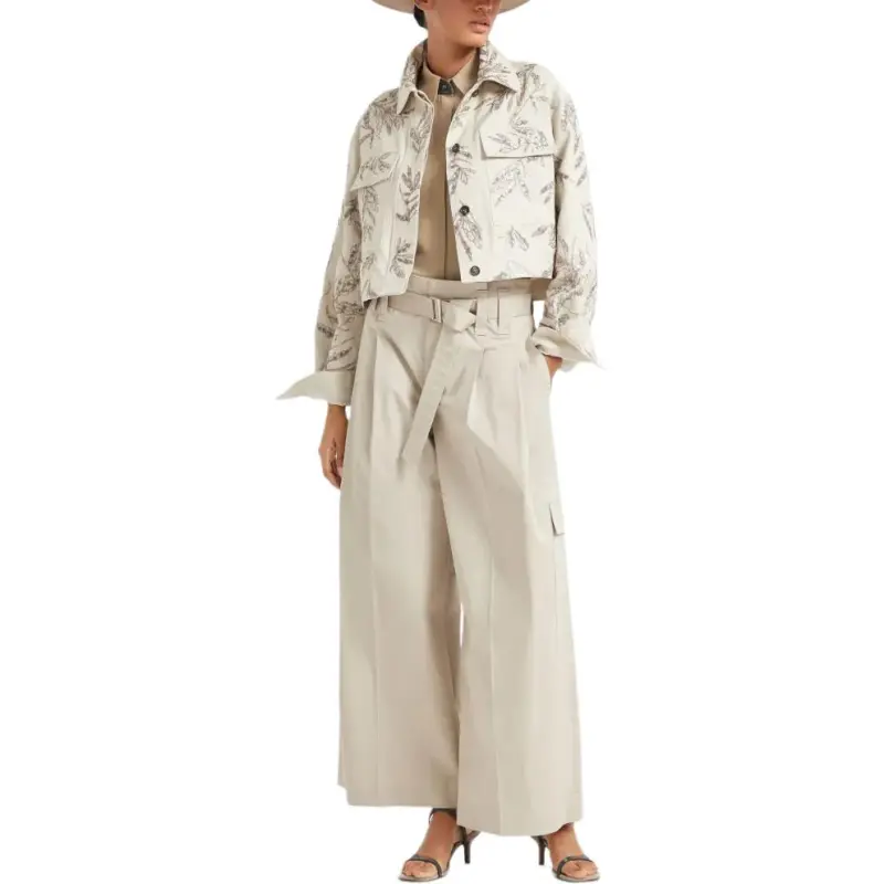 Brunello Cucinelli Flora Embroidered Jacket-1