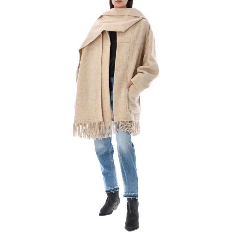 ISABEL MARANT Etoile Faty Fringed Coat-2