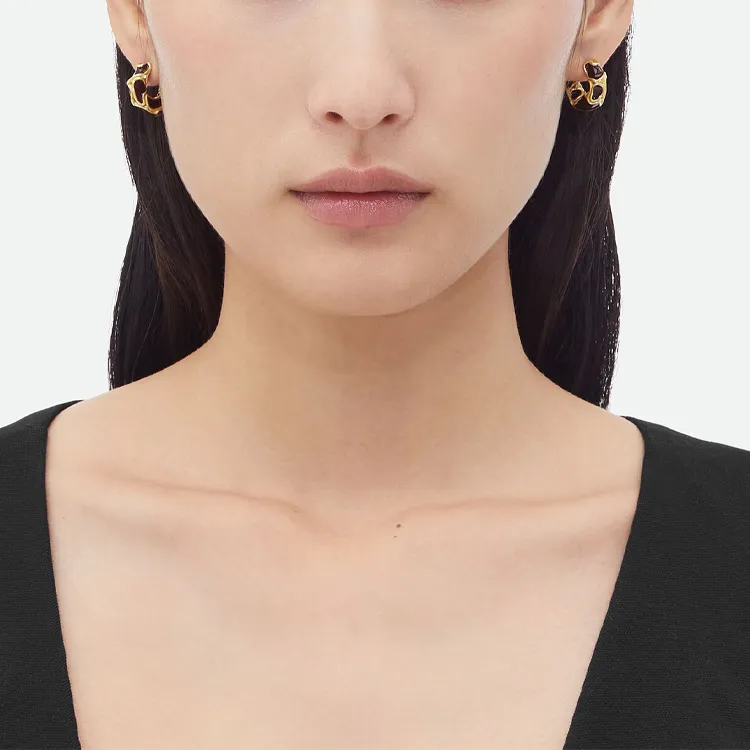 Bottega Veneta Earrings Women's Black-2