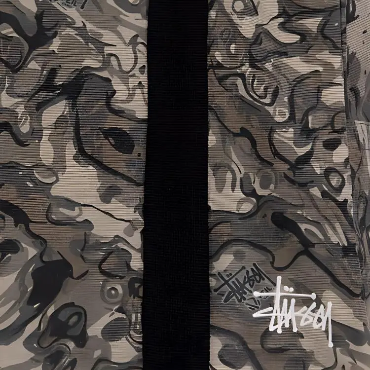 Stussy Cotton Canvas Canvas Bag Handbags Regular Unisex Multicolor-3