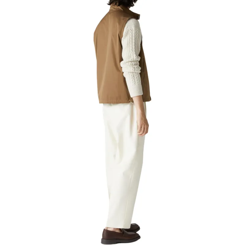 Loro Piana Vest Men's Light Brown-4