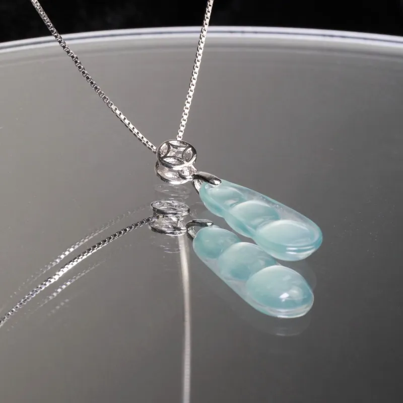 KALAIYIN Ice Glutinous Jadeite Necklaces Unisex-2