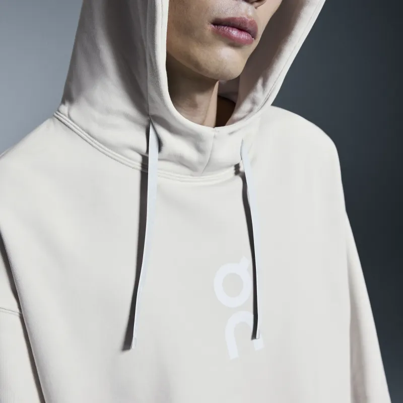 On Club Hoodie Sweatshirt Unisex Silver-3