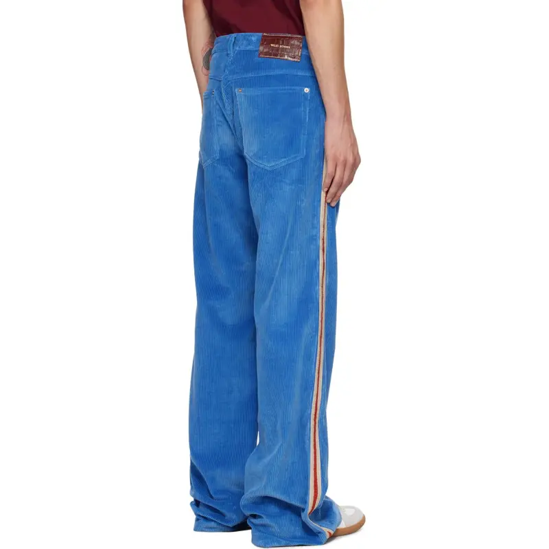 WALES BONNER Casual Pants Men's Blue-4