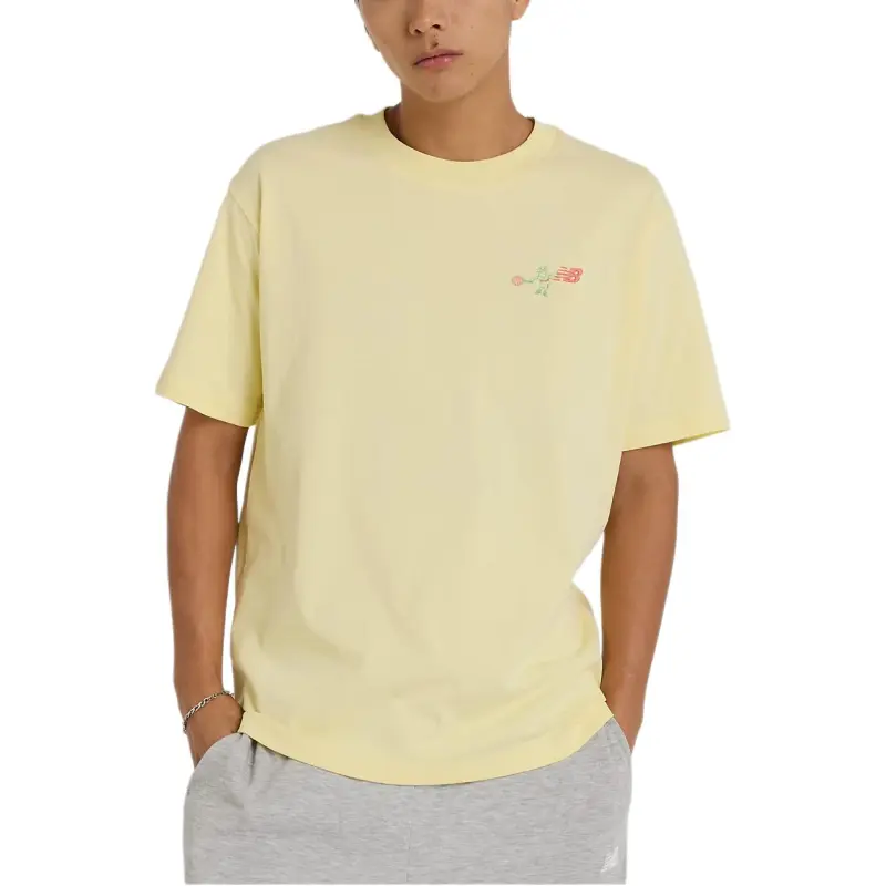 New Balance T Shirt Men's Bright Yellow-2