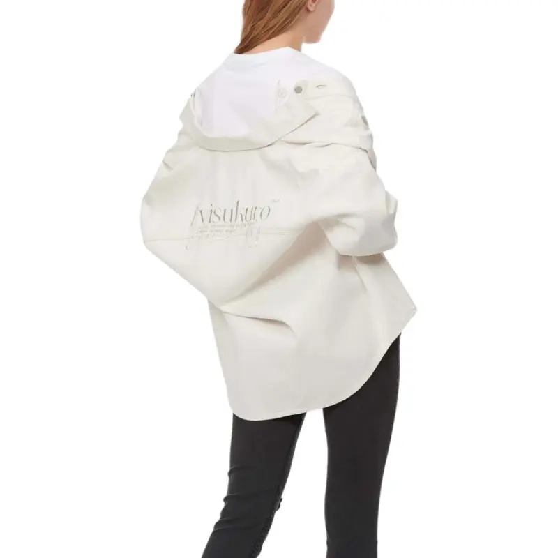 EVISU Denim Jackets Women's White-5