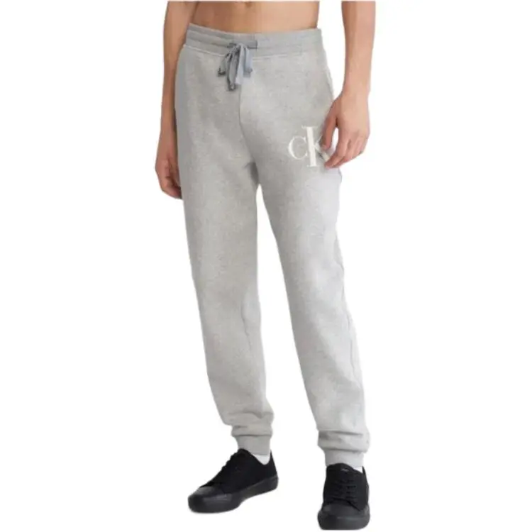 CALVIN KLEIN Knitted Sports Pants Unisex Light Gray-2