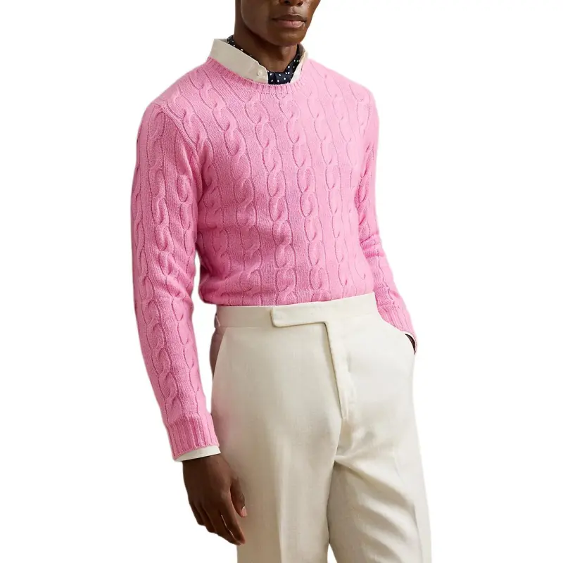 Ralph Lauren Purple Label Cable knit Cashmere Sweater-4