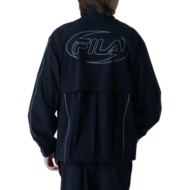 FILA Jackets Men Black-4