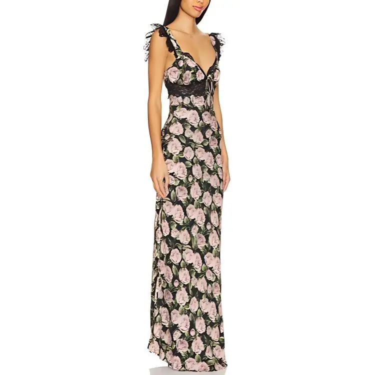 FOR LOVE & LEMONS Sleeveless Dress Women's Black-2