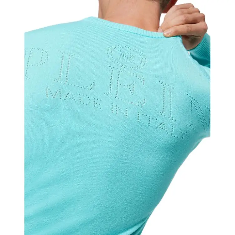 PHILIPP PLEIN Fine knit Skull motif Jumper-4