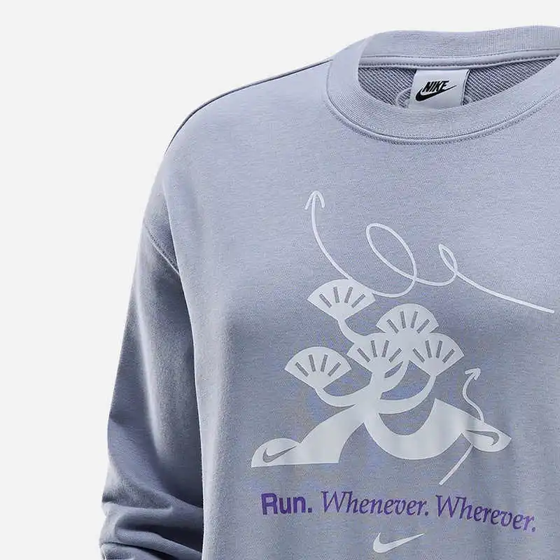 Nike Sweatshirt Women's Light Purple-3