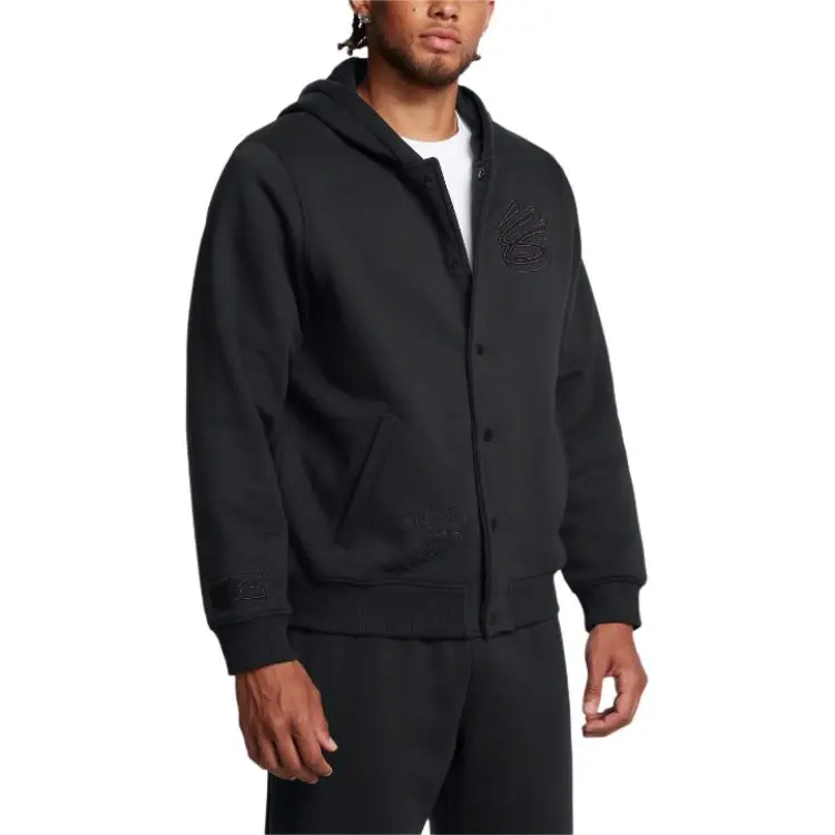 Under Armour Curry Jackets Coats Men's Black-3