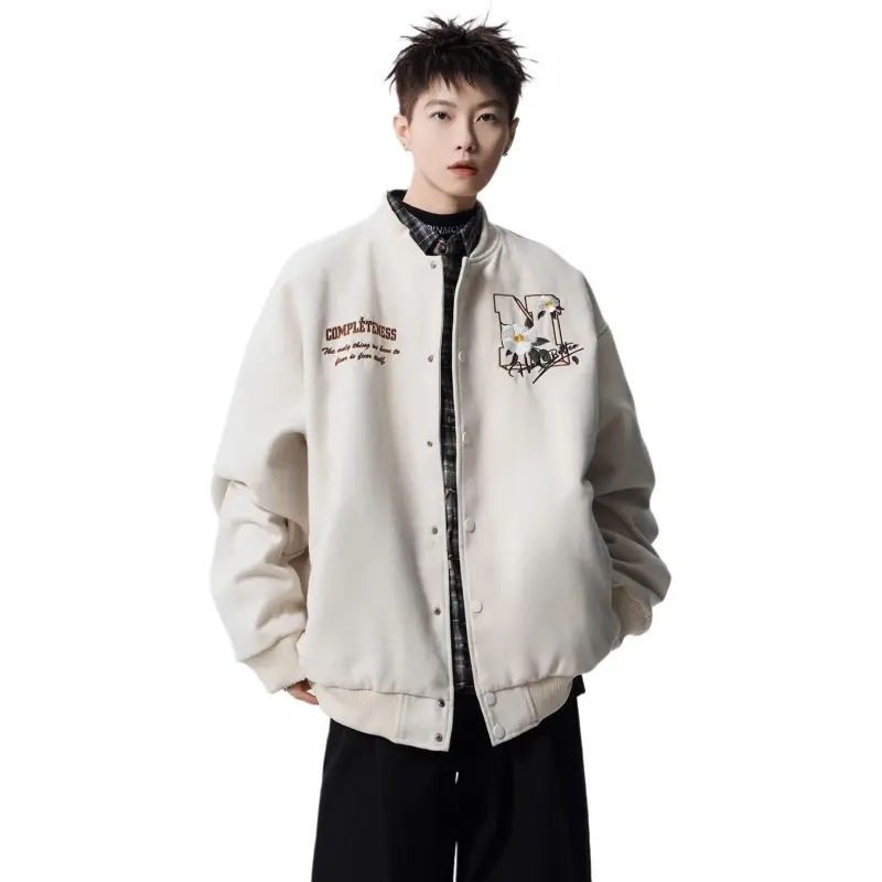 M MAICCO Design Letter Embroidery American Trendy Brand Windbreaker Jackets & Coats Unisex-25