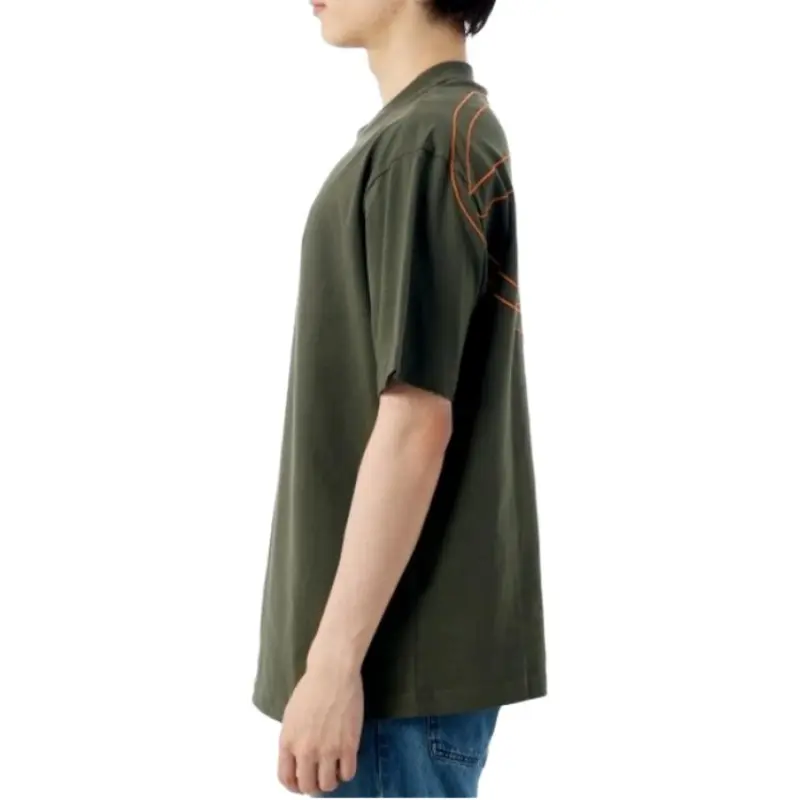 DIESEL SS25 T Shirt Men's Olive Green-2