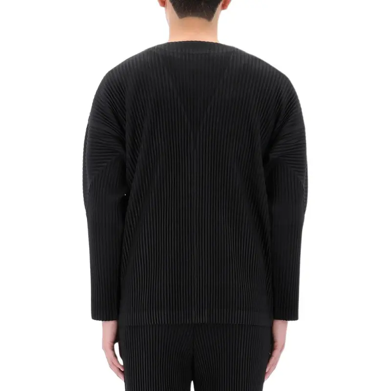 Homme Plissé Issey Miyake V neck Plissé Jacket-4