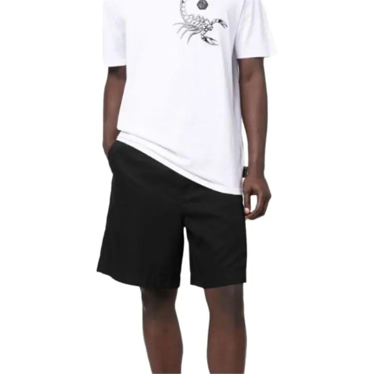 PHILIPP PLEIN Chest Logo print Detail T shirt-4