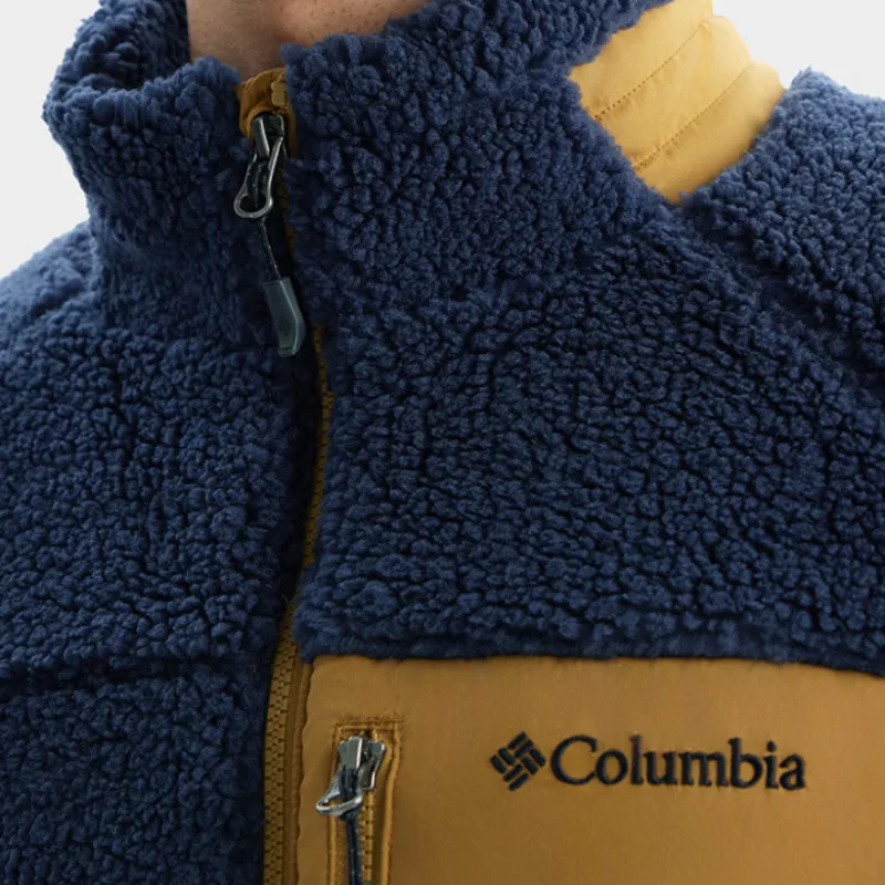 Columbia Velvet feel Coat Unisex Navy Blue-4