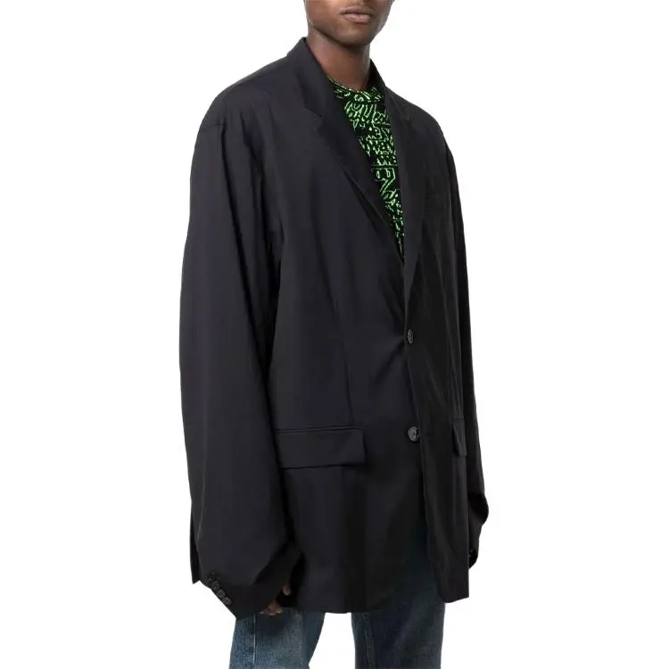 Balenciaga Single Breasted Oversized Blazer-2