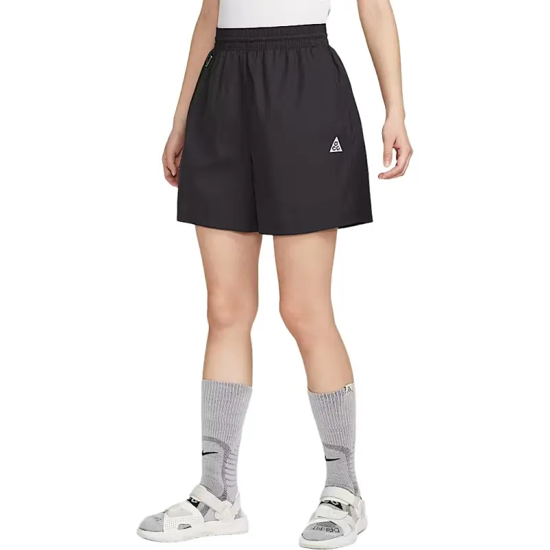 Nike SS25 Casual Shorts Women's Black/Coal Black/Mountain White-2
