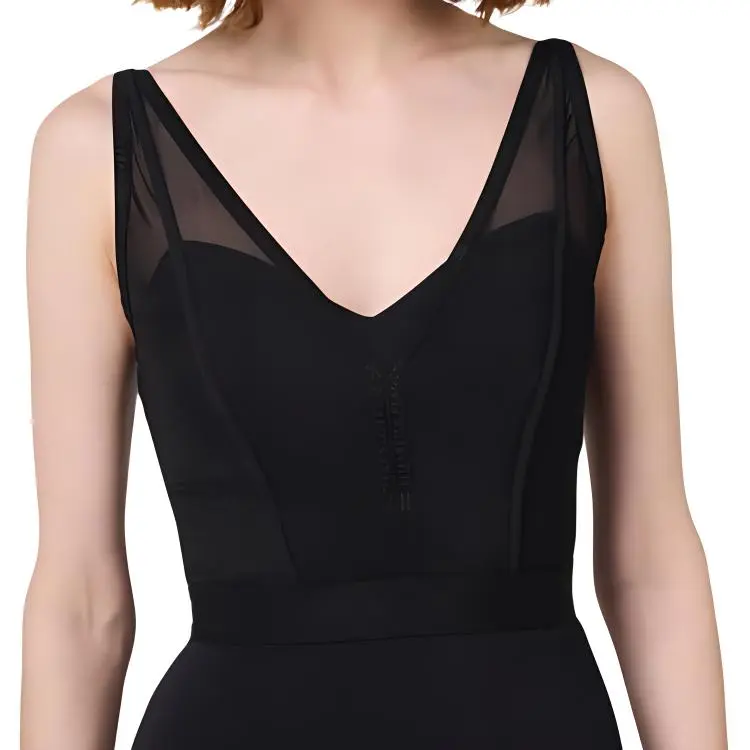 Elisabetta Franchi V Neck Crepe Midi Dress-4