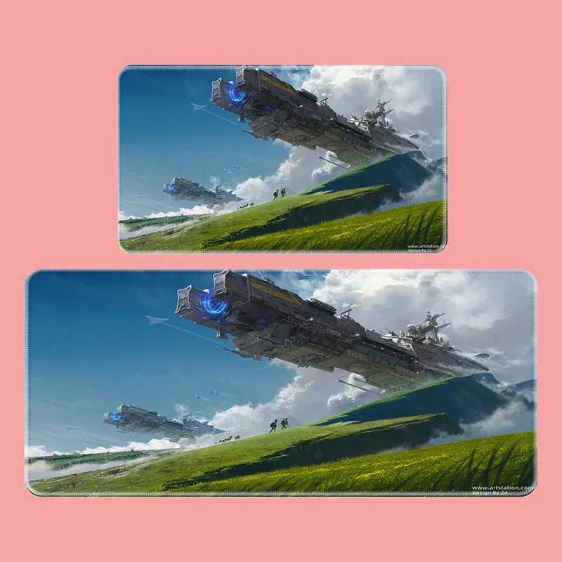 GULAN Multiple Images Available Extra Large Esports Slim Fit G10 Precision Lock Edge Natural Rubber Sole Mouse Pads-3