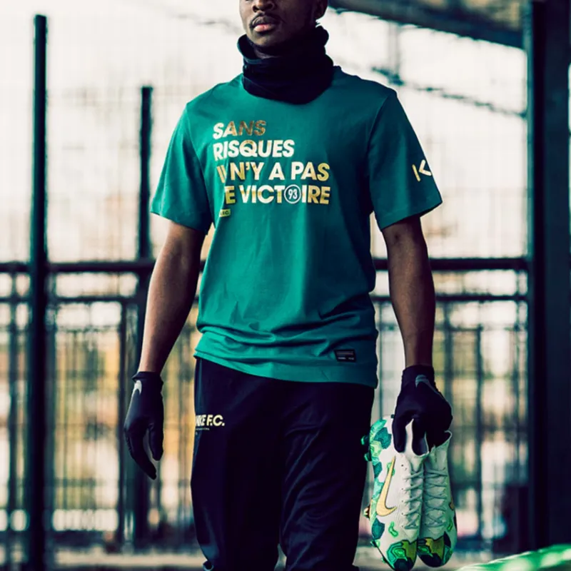 Nike Kylian Mbapp Bondy T Shirt Men's Green-1