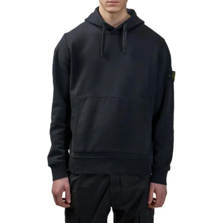 STONE ISLAND Compass Patch Drawstring Hoodie-3