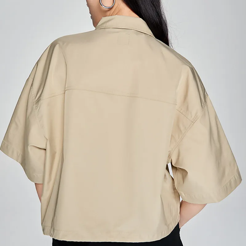 Lee Xline Crop Top Women's Khaki-2