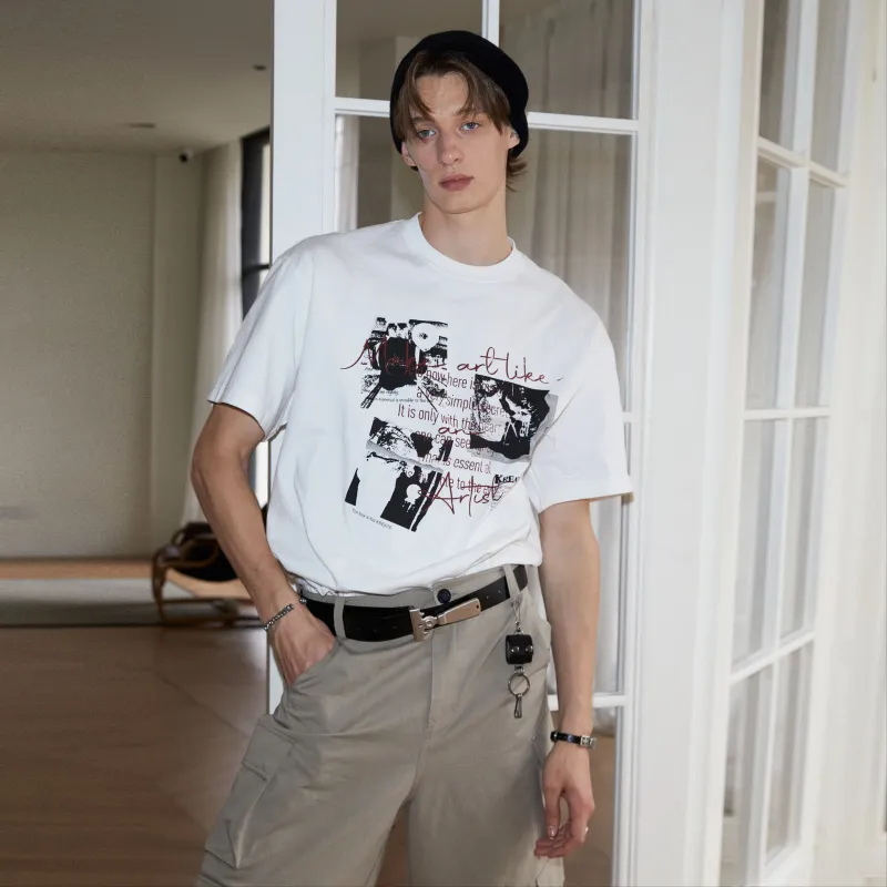 KREATE T Shirts Unisex White-2