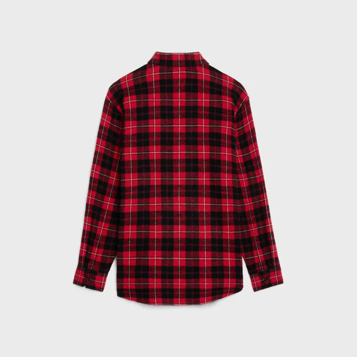 CELINE Shirts Unisex Red/Black-5