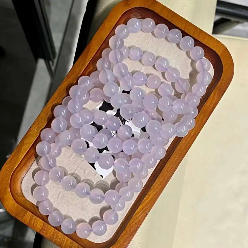 Grace Chalcedony Jade Bracelets Unisex-2