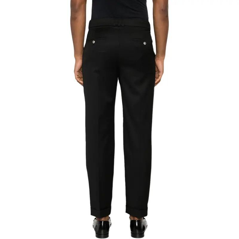 BALMAIN Straight Leg Tailored Trousers-3